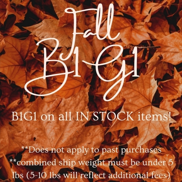 Fall B1G1 Sale!!!!🍂🍁🍂🍁🍂🍁 - Picture 1 of 1